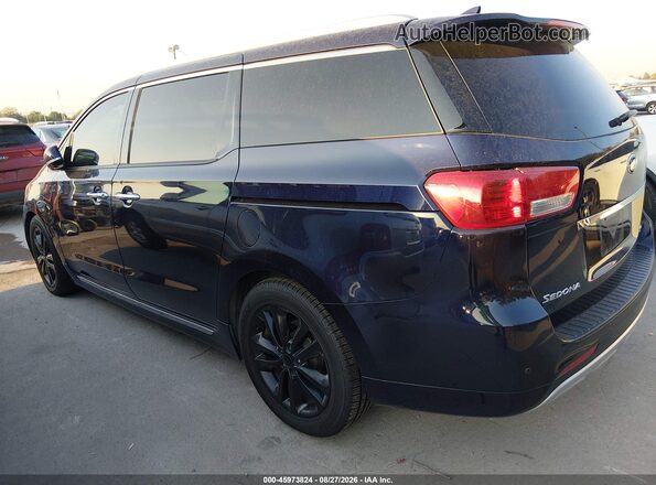 KNDME5C14J6376431 2018 KIA SEDONA Blue Tył lewy
