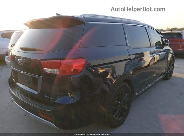 KNDME5C14J6376431 2018 KIA SEDONA Blue Tył prawy