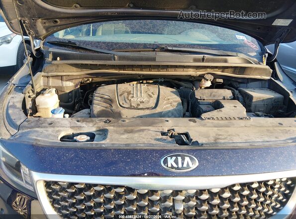 KNDME5C14J6376431 2018 KIA SEDONA Blue Widok z tyłu