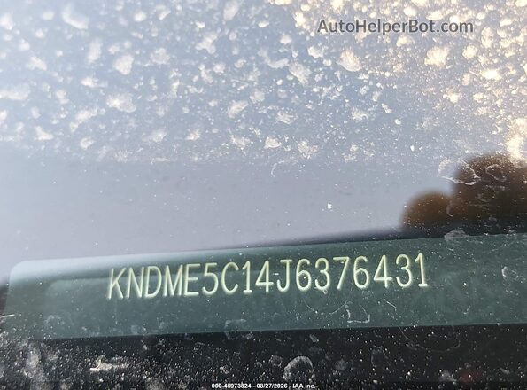 KNDME5C14J6376431 2018 KIA SEDONA Blue Widok komory silnika