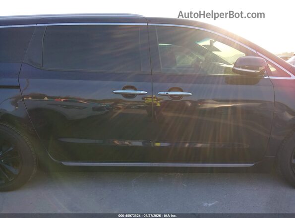 KNDME5C14J6376431 2018 KIA SEDONA Blue Widok wnętrza z tyłu