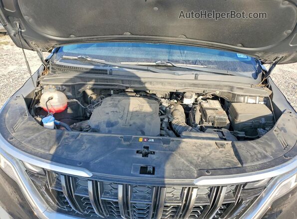KNDNB4H32N6094330 2022 KIA CARNIVAL Black Вид підкапотного простору