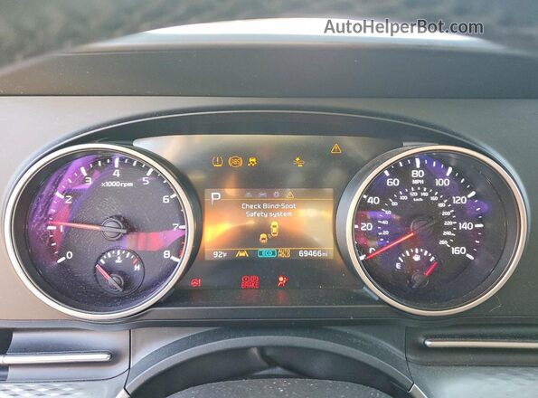 KNDNB4H32N6094330 2022 KIA CARNIVAL Black Вид щитка приладів