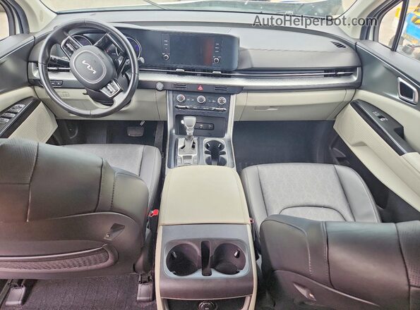 KNDNB4H32N6155966 2022 KIA CARNIVAL White Dashboard view