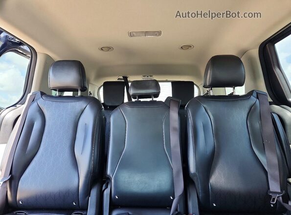 KNDNB4H32P6253818 2023 KIA CARNIVAL Черный Вид задних сидений