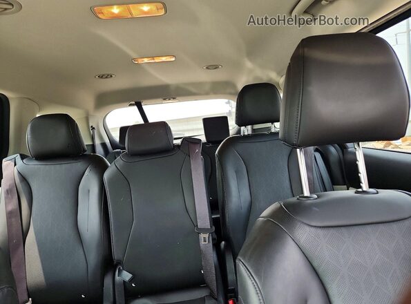 KNDNB4H34N6091638 2022 KIA CARNIVAL Black უკანა სავარძლების ხედი