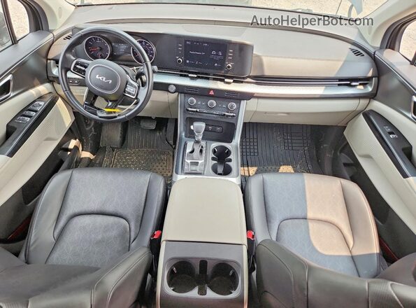 KNDNB4H34N6091638 2022 KIA CARNIVAL Black წინა პანელის ხედი