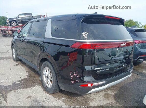 KNDNB4H35N6091633 2022 KIA CARNIVAL MPV Черный Задняя левая четверть