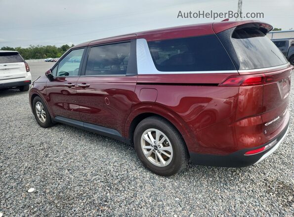 KNDNB4H35N6132505 2022 KIA CARNIVAL Бордовый Задняя левая четверть
