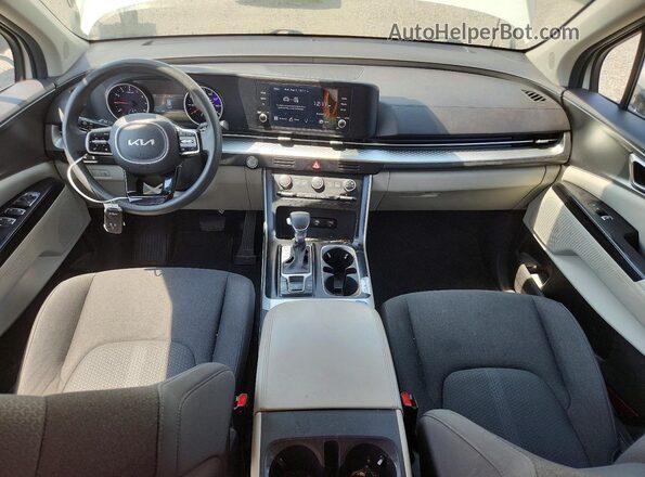 KNDNB4H37N6131985 2022 KIA CARNIVAL White Widok deski rozdzielczej