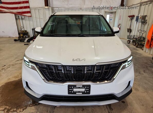 KNDNB4H37P6212388 2023 KIA CARNIVAL White წინა ხედი