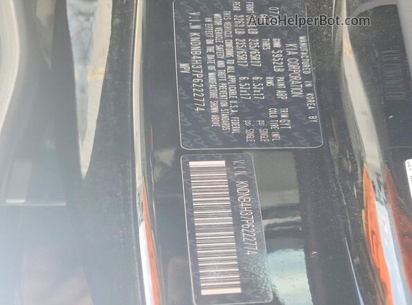 KNDNB4H37P6222774 2023 KIA CARNIVAL Black Панорамний вид салону 360°