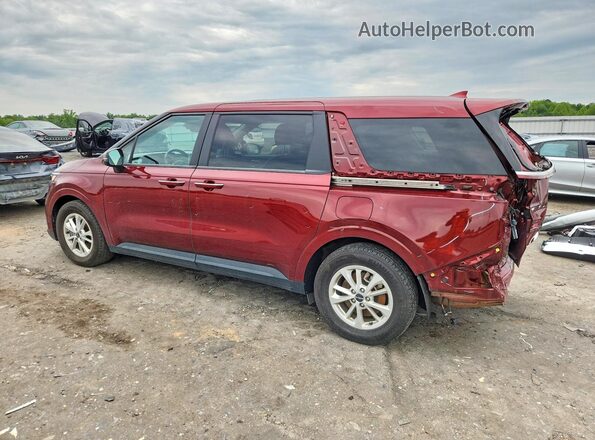 KNDNB4H37R6330170 2024 KIA CARNIVAL Burgundy Հետևի ձախ