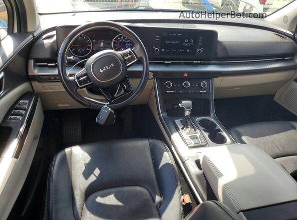 KNDNB4H39P6192841 2023 KIA CARNIVAL White Вид панелі приладів
