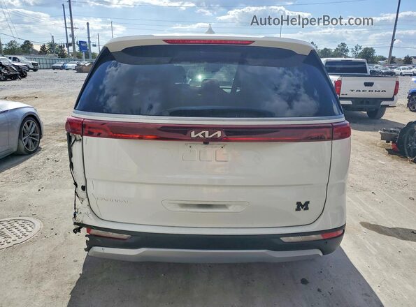KNDNB4H39P6192841 2023 KIA CARNIVAL White Вид ззаду