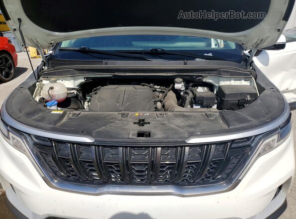 KNDNB4H39P6192841 2023 KIA CARNIVAL White Вид підкапотного простору