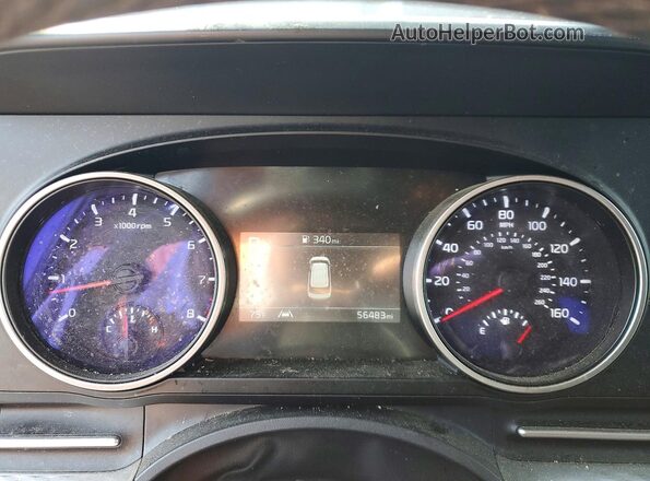 KNDNB4H39R6396607 2024 KIA CARNIVAL Blue Вид щитка приладів