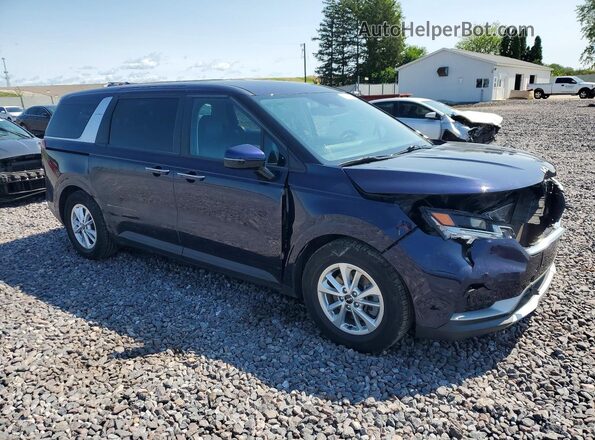KNDNB4H39R6396607 2024 KIA CARNIVAL Blue Передня права чверть