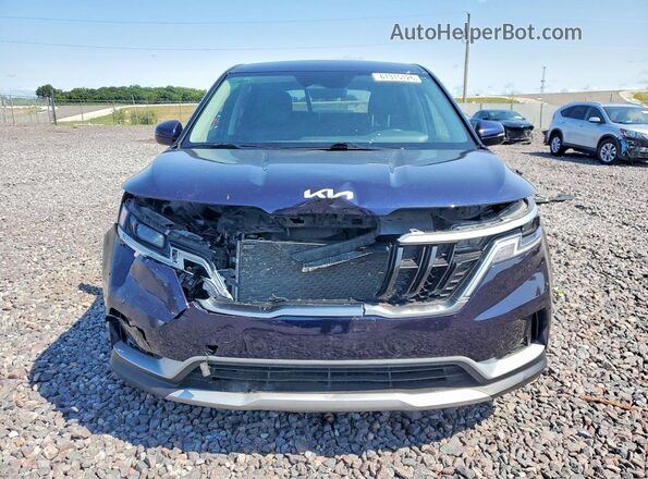 KNDNB4H39R6396607 2024 KIA CARNIVAL Blue Вид спереду