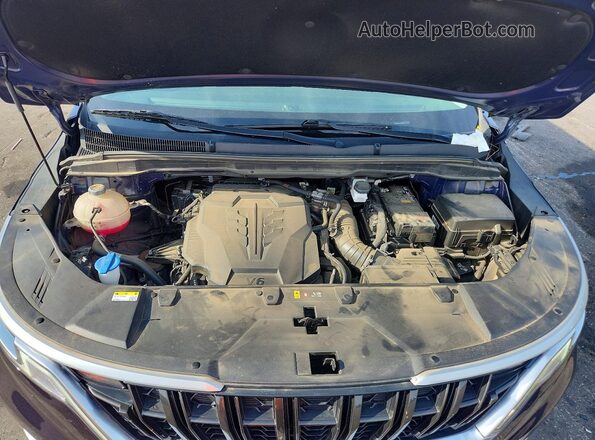 KNDNB4H3XN6189864 2022 KIA CARNIVAL Blue Widok komory silnika