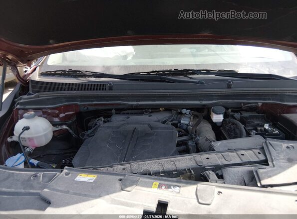 KNDNB5K31S6520177 2025 KIA CARNIVAL MPV Burgundy Вид ззаду
