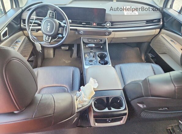 KNDNB5K38S6482091 2025 KIA CARNIVAL White Dashboard view