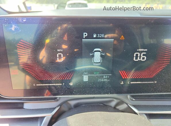 KNDNB5K3XS6550309 2025 KIA CARNIVAL Gray Instrument cluster view