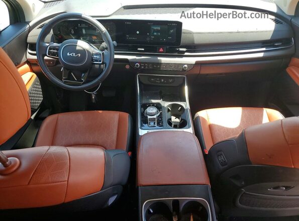 KNDNC5KA2S6037485 2025 KIA CARNIVAL Синий Вид панели приборов