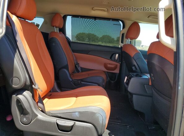 KNDNC5KA2S6037485 2025 KIA CARNIVAL Синий Вид задней части салона