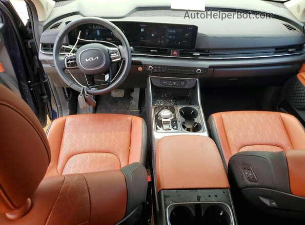 KNDNC5KA2T6095775 2026 KIA CARNIVAL Синий Вид панели приборов