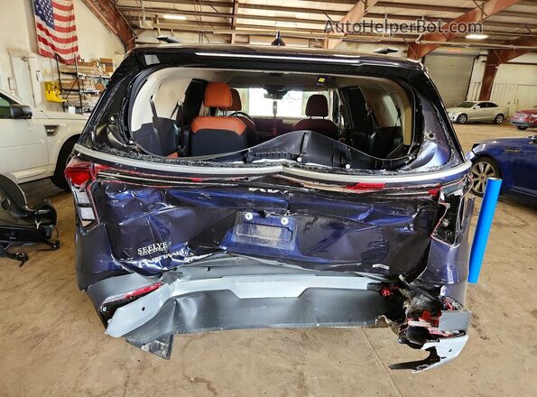 KNDNC5KA2T6095775 2026 KIA CARNIVAL Синий Вид сзади