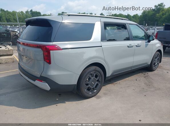 KNDNC5KA7T6086554 2026 KIA CARNIVAL MPV HYBRID Gray Задня права чверть