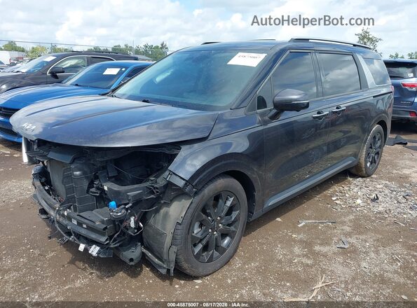 KNDNE5H31P6263768 2023 KIA CARNIVAL MPV Black Передня ліва чверть