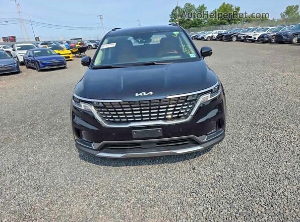 KNDNE5H31R6355448 2024 KIA CARNIVAL Black წინა ხედი