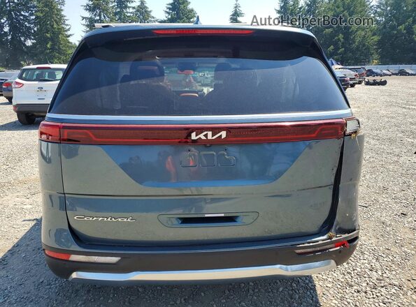 KNDNE5H34N6092009 2022 KIA CARNIVAL Gray უკანა ხედი