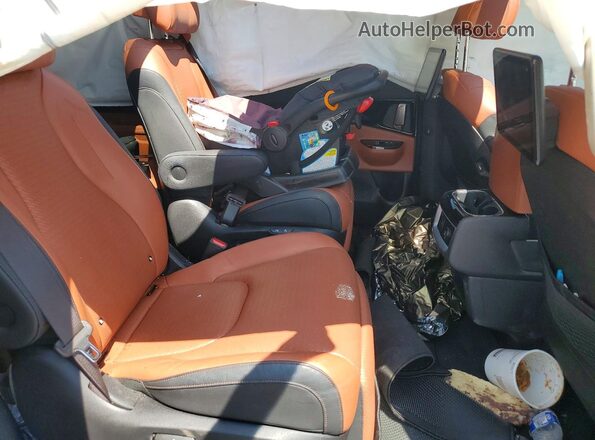 KNDNE5H34N6092009 2022 KIA CARNIVAL Gray უკანა სალონის ხედი
