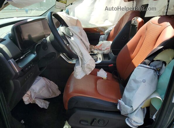 KNDNE5H34N6092009 2022 KIA CARNIVAL Gray წინა სალონის ხედი