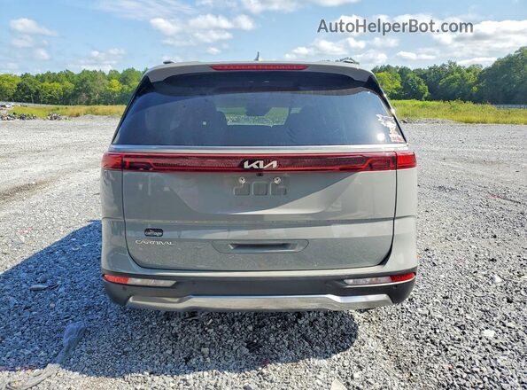 KNDNE5H34P6279155 2023 KIA CARNIVAL Gray Вид ззаду