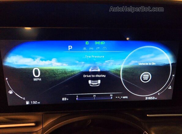 KNDNE5H34R6384099 2024 KIA CARNIVAL Gray ხელსაწყოთა პანელის ხედი