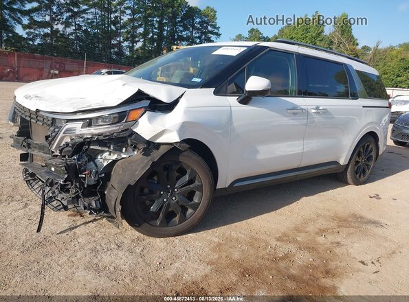 KNDNE5H34R6424486 2024 KIA CARNIVAL MPV Белый Передняя левая четверть