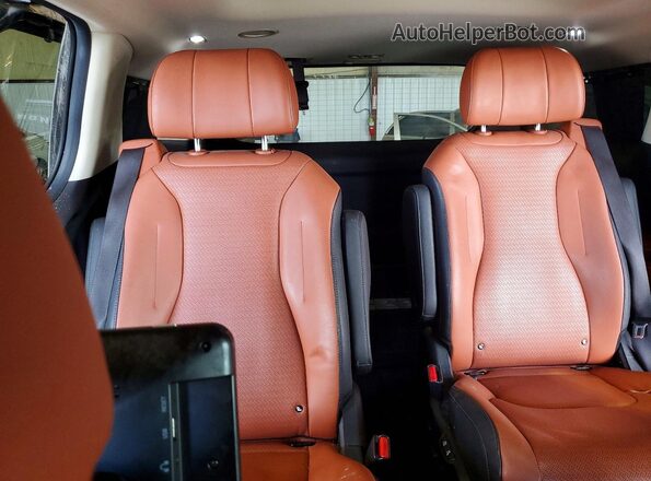 KNDNE5H36N6080556 2022 KIA CARNIVAL Черный Вид задних сидений