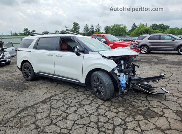 KNDNE5H36P6225744 2023 KIA CARNIVAL White Przód prawy