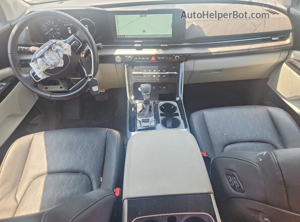 KNDNE5H38R6337755 2024 KIA CARNIVAL White Вид панелі приладів