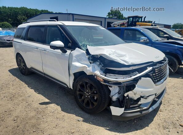 KNDNE5H38R6337755 2024 KIA CARNIVAL White Передня права чверть