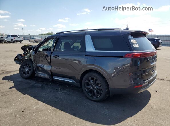 KNDNE5H39P6287333 2023 KIA CARNIVAL Charcoal Rear left