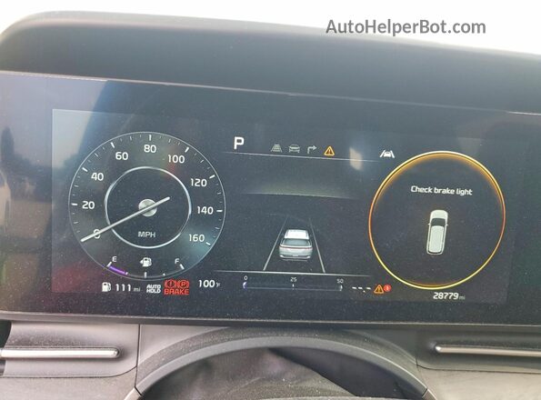 KNDNE5H3XR6350555 2024 KIA CARNIVAL Gray ხელსაწყოთა პანელის ხედი