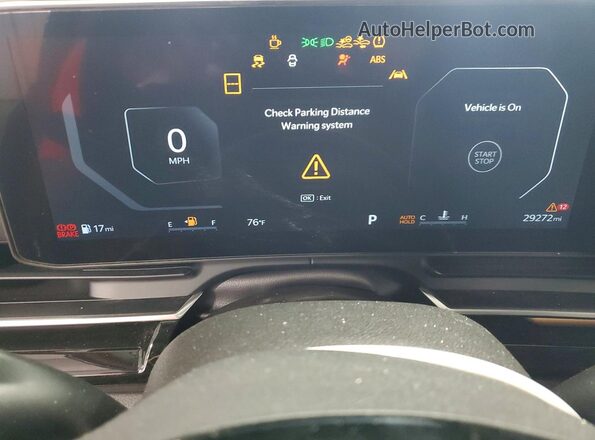 KNDNE5K30T6582677 2026 KIA CARNIVAL Синий Вид щитка приборов
