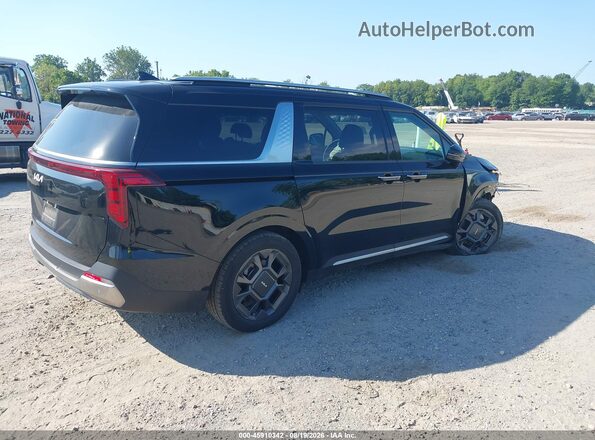 KNDNE5K35S6460671 2025 KIA CARNIVAL MPV Black უკანა მარჯვენა