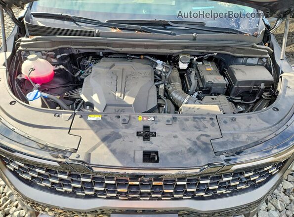 KNDNE5K37T6570980 2026 KIA CARNIVAL Black Vista del compartimento del motor
