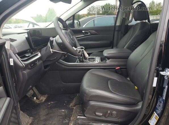 KNDNE5K3XS6541116 2025 KIA CARNIVAL Black Front interior view